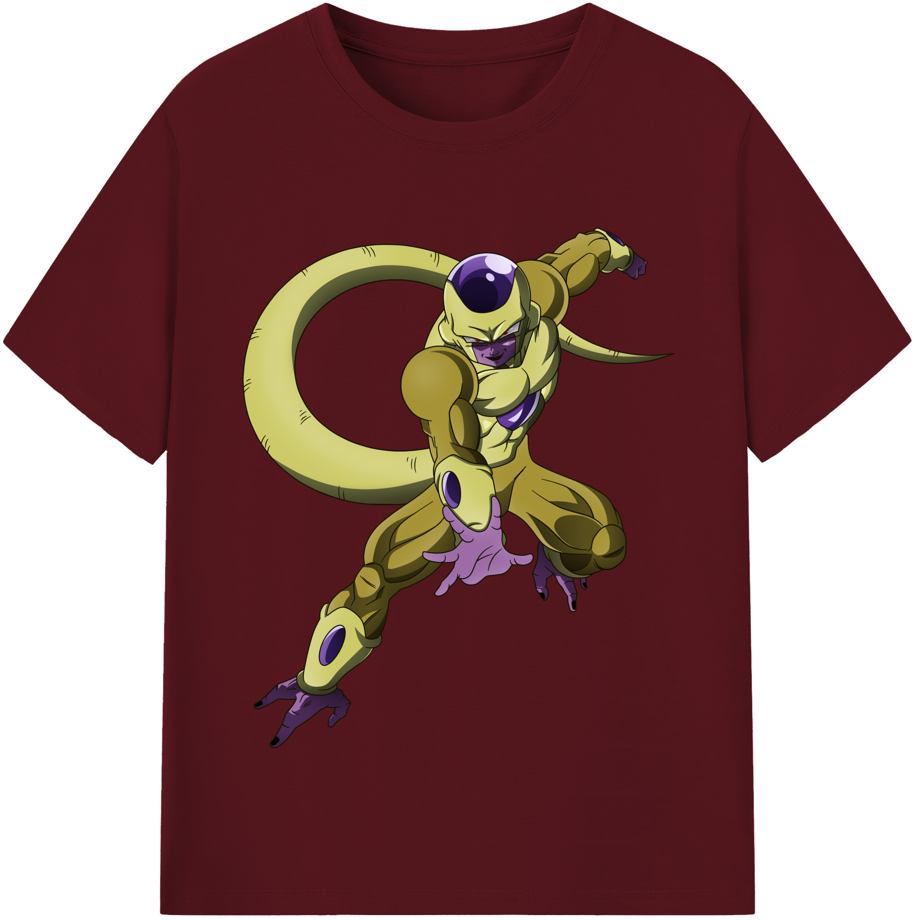 （画像用） ドラゴンボール フリーザ DRAGON BALL Frieza 綿100％半袖Tシャツ（フロントプリント）
